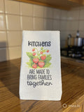 Strawberries & Family Moments Kitchen Towel 🍓