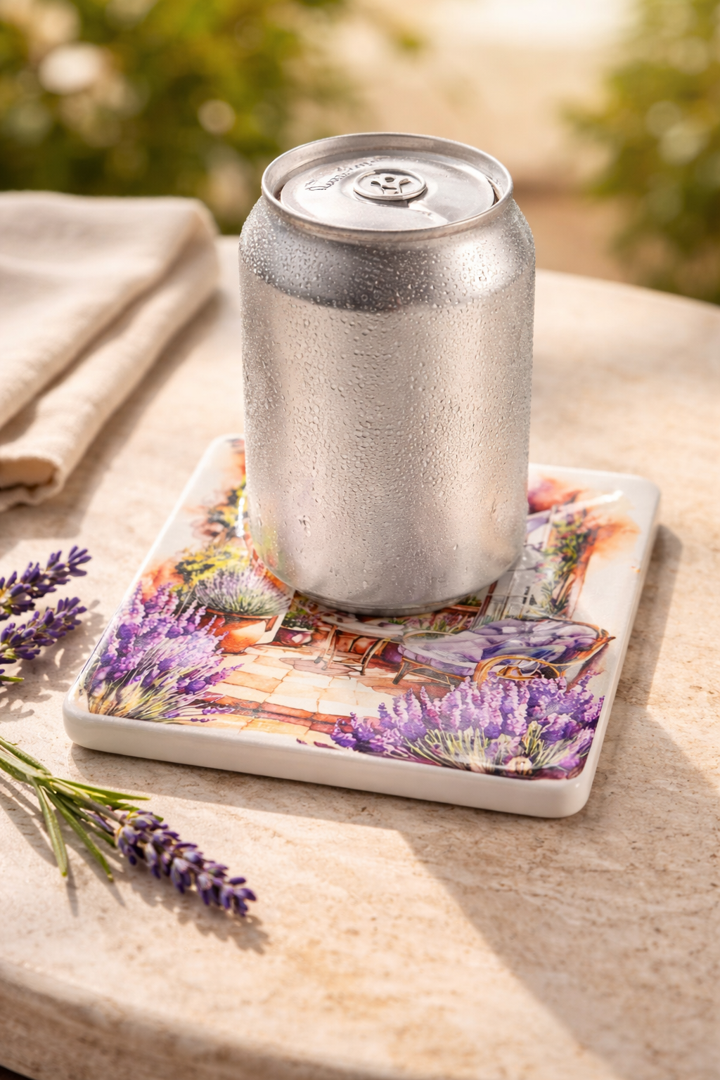 Lavender Mood Terrace Art Tile ✨