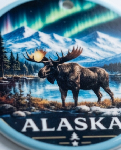 Alaska Moose Wilderness Ornament