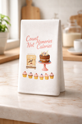 Memories Over Calories Kitchen Towels 🍰💗