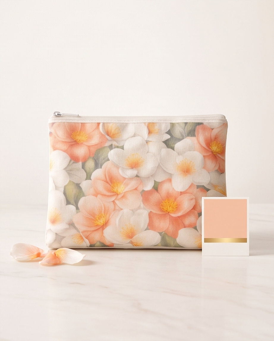 Hummingbird Garden Zipper Pouch🌺