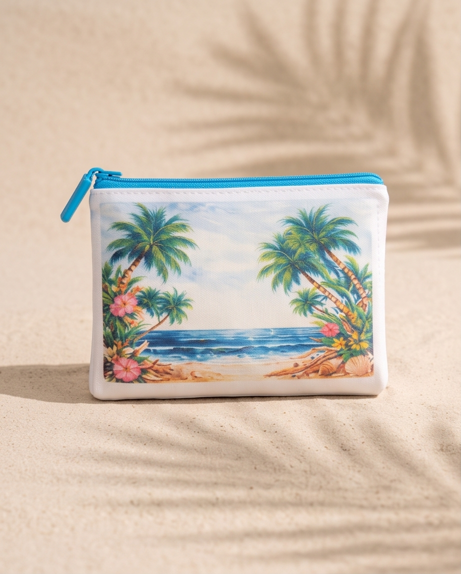 Tropical Escape Zipper Pouch🌴