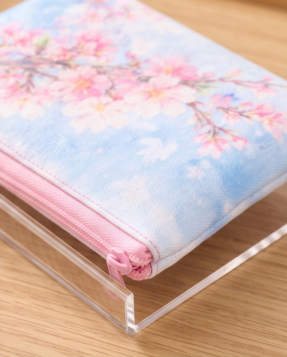 Cherry Blossom Breeze Zipper Pouch🌸