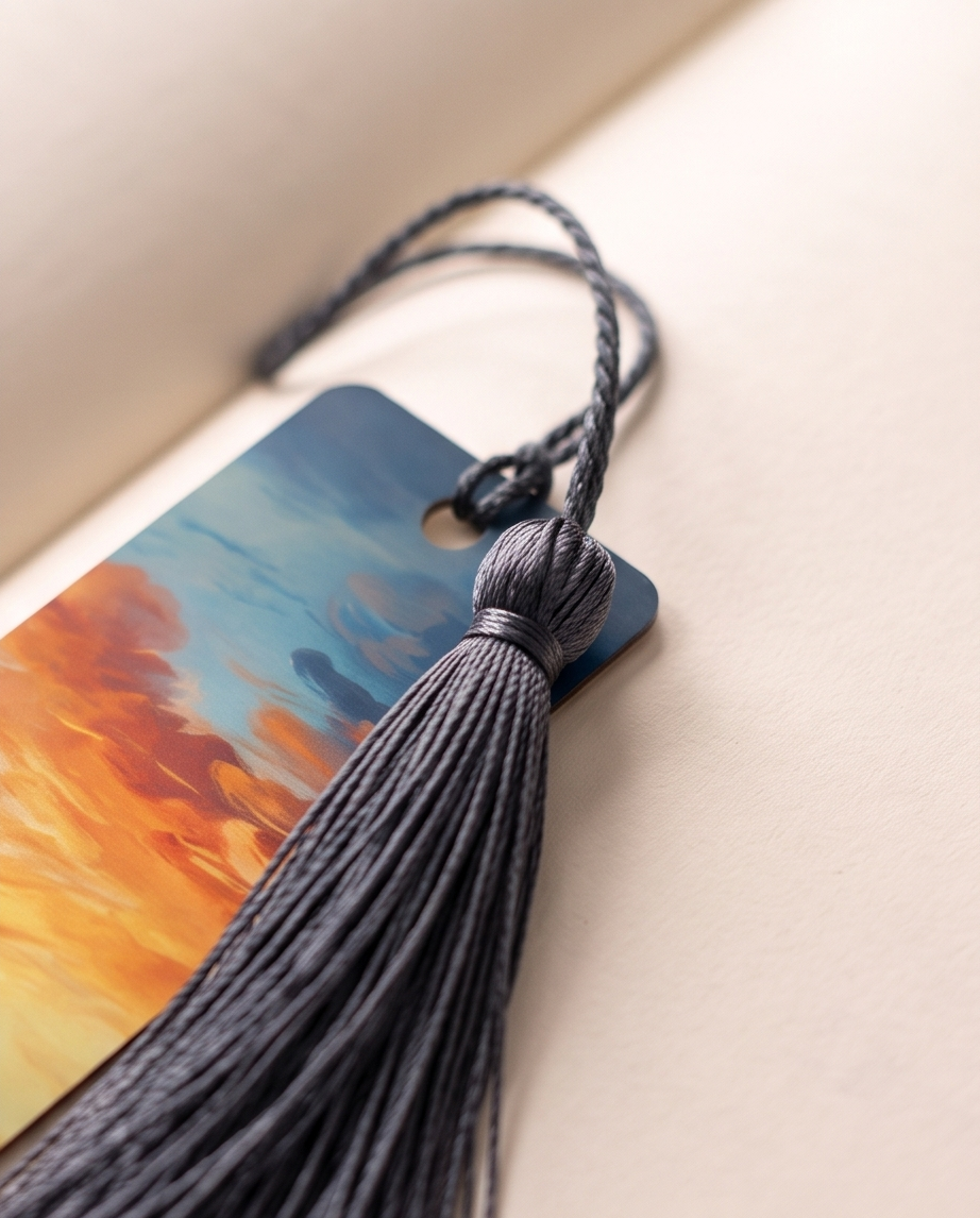 Sunset Serenity Ocean Bookmark ✨🌊📚