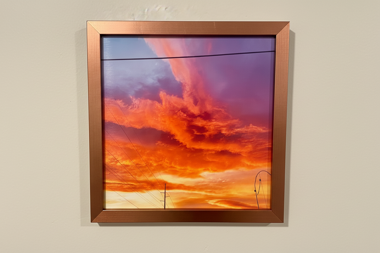 Sunset on a Metal Sheet