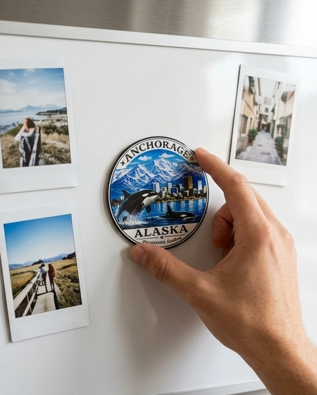 Anchorage Alaska Scenic Keepsake Magnet