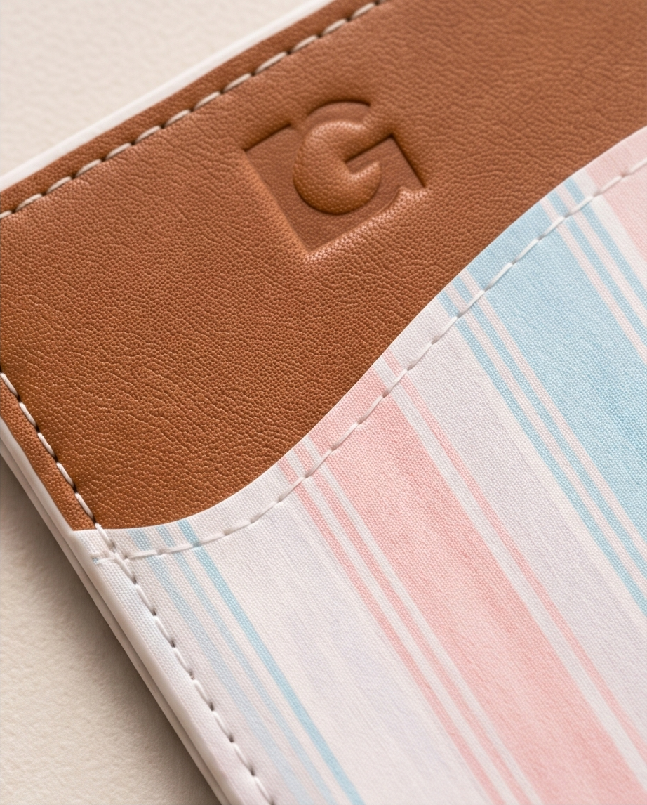 Pastel Stripes Cardholder 🌸