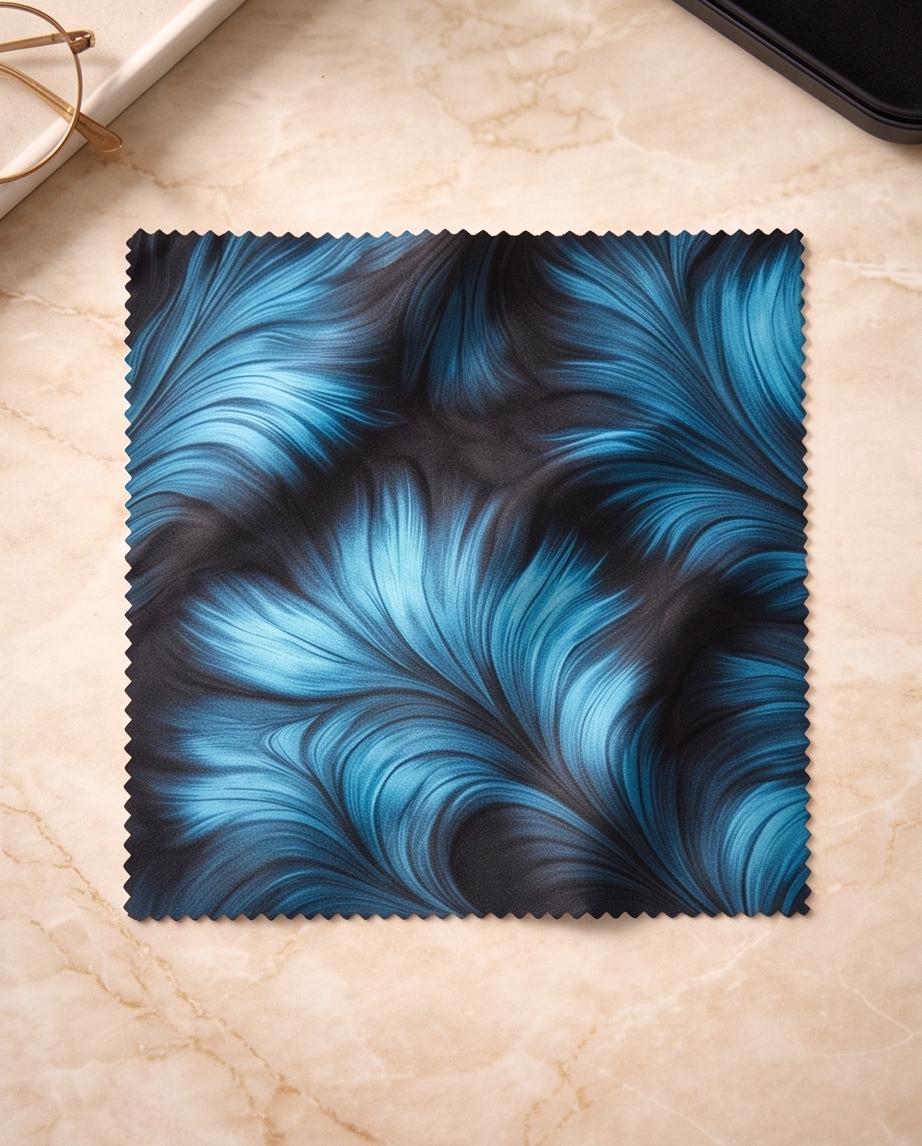 Midnight Feather Flow Glasses Cloth 🪶💙