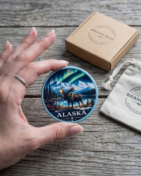 Alaska Moose Wilderness Ornament