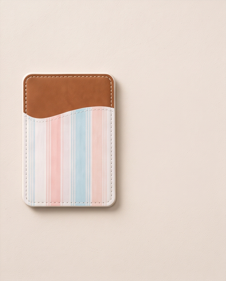 Pastel Stripes Cardholder 🌸