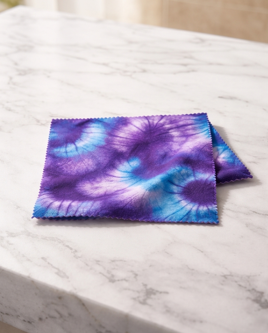 Violet Swirl Vibes Glasses Cloth 💜🌈