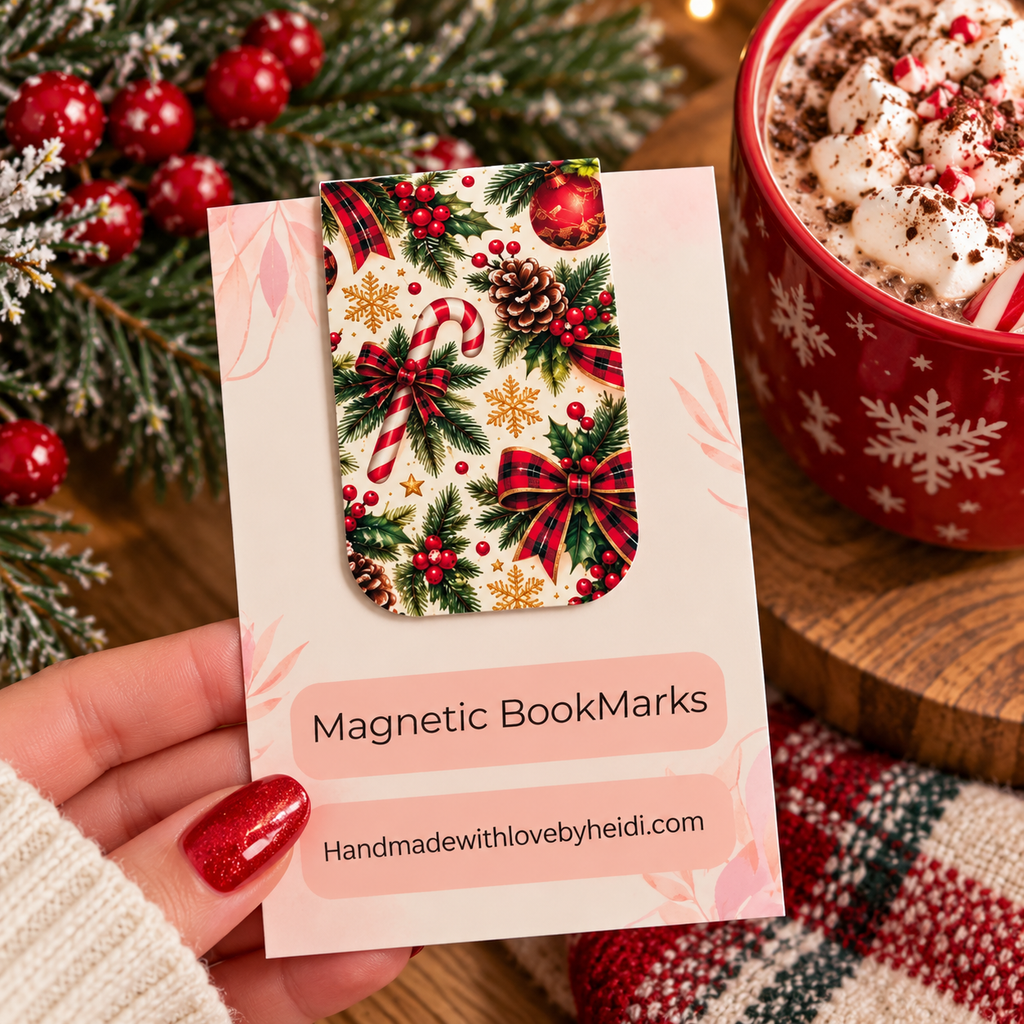 Merry & Bright Magnetic Bookmark