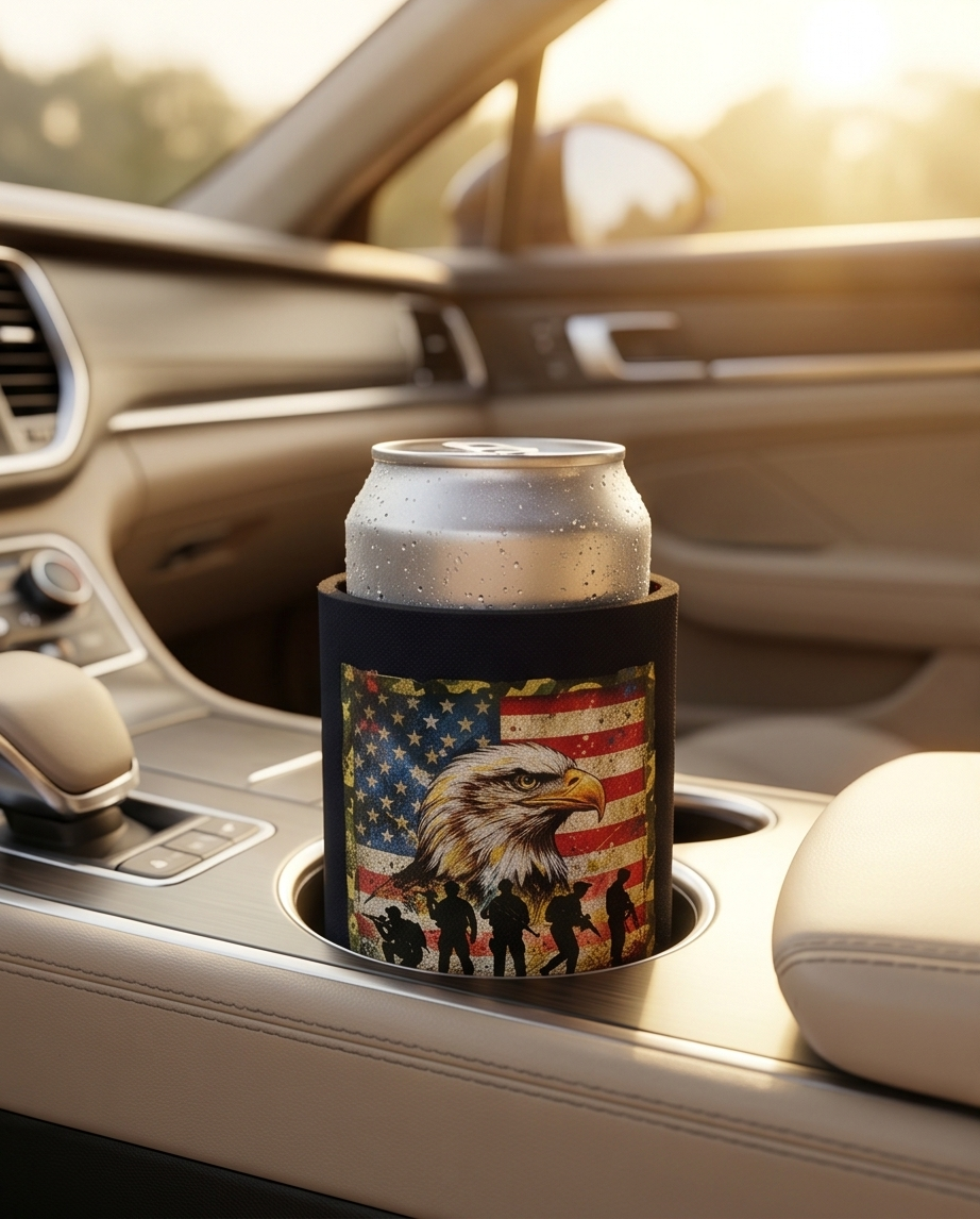 America 250 Patriotic Can Cooler Set