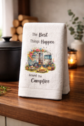 Campfire Moments Kitchen Towel 🔥🏕️