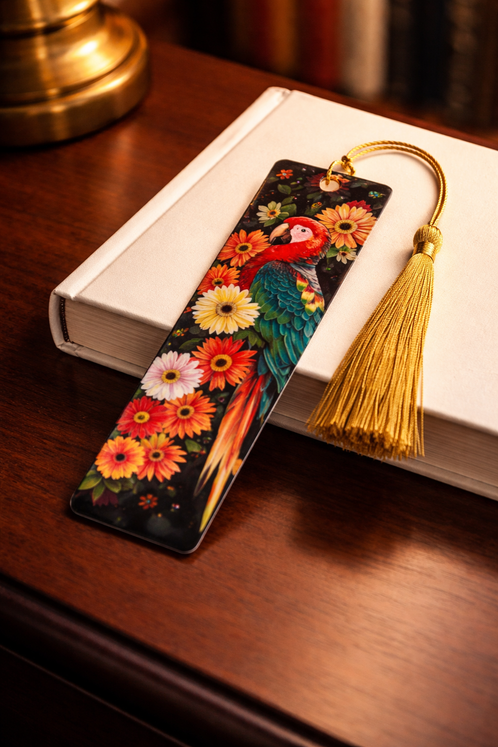Tropical Parrot Bookmark 🦜🌺