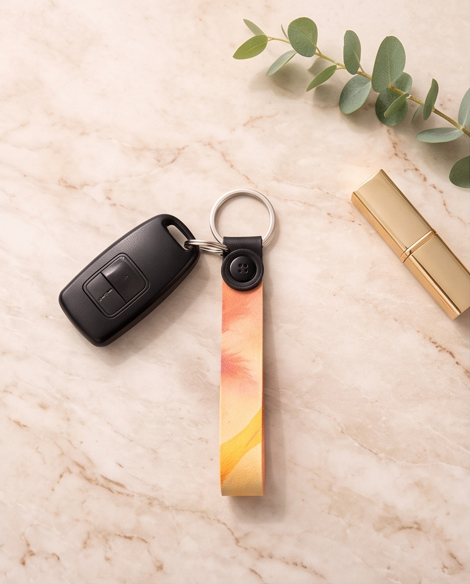 Sunset Glow Keychain 🌅✨