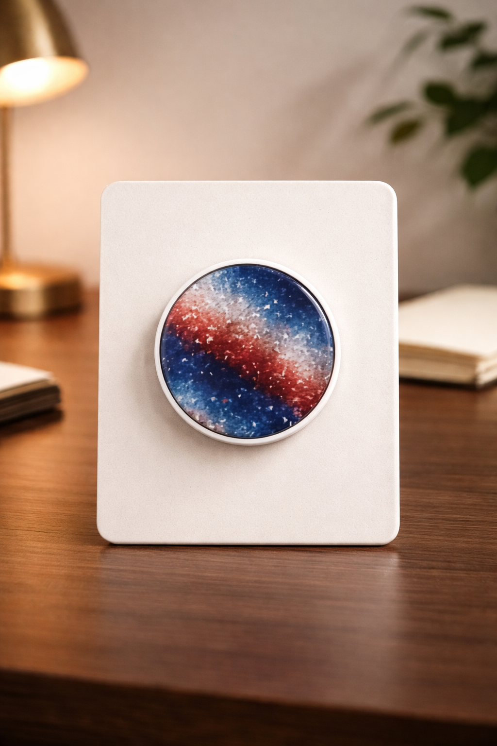 Red, White & Blue Speckled Pop Socket  ⭐📱