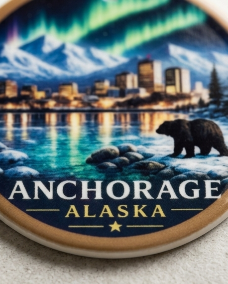 Anchorage Alaska Collectible Ceramic Ornament