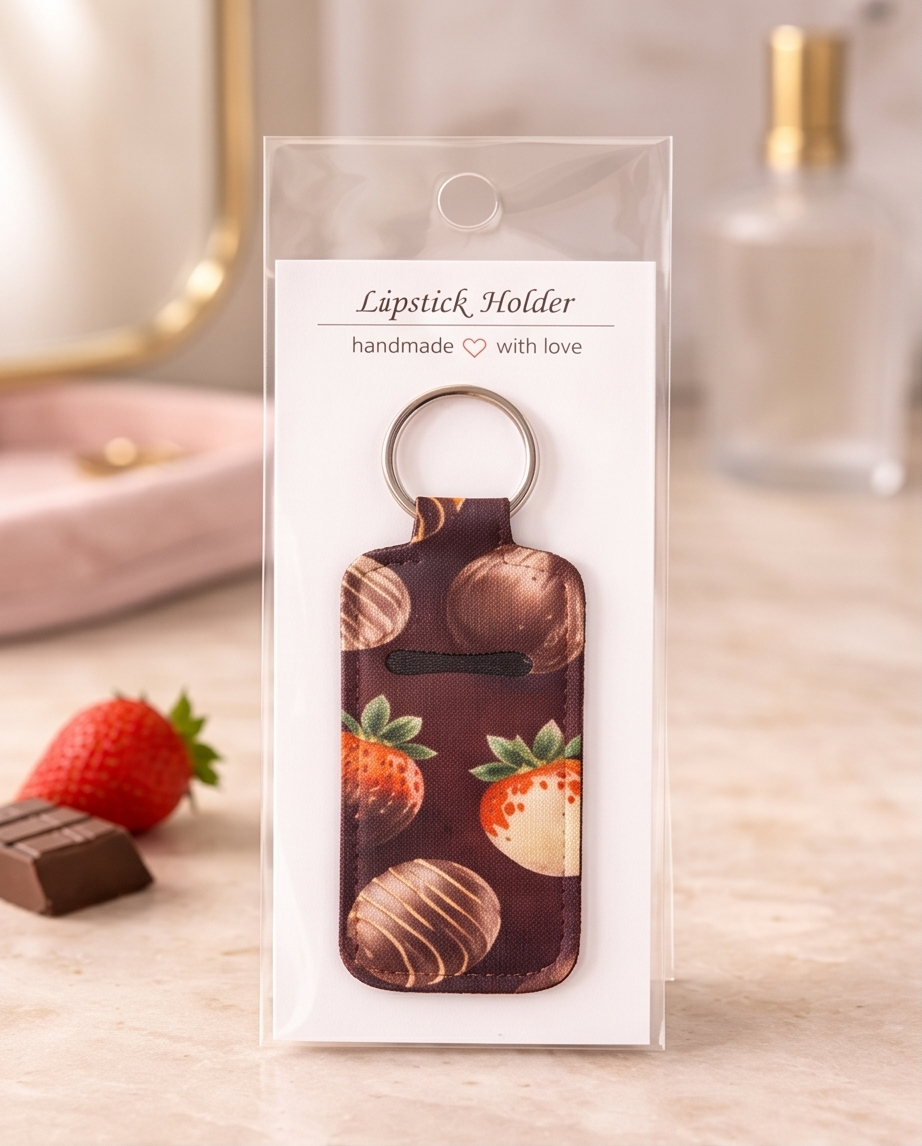Chocolate Dipped Delight Lipstick Holder🍓