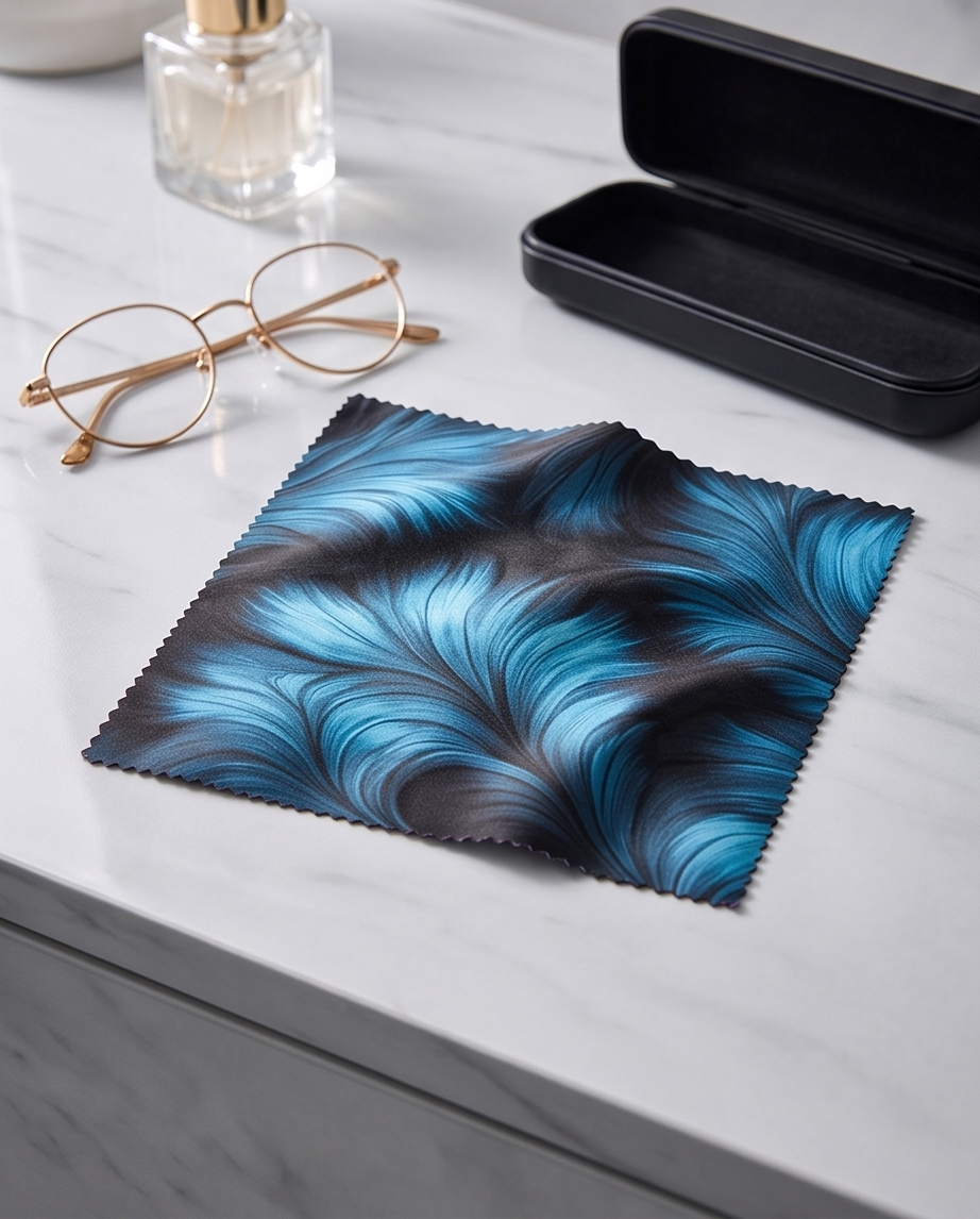 Midnight Feather Flow Glasses Cloth 🪶💙