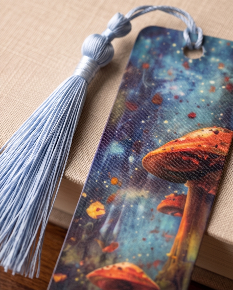 Woodland Mushroom Bookmark 🍄✨