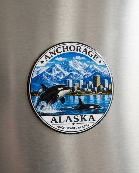 Anchorage Alaska Scenic Keepsake Magnet