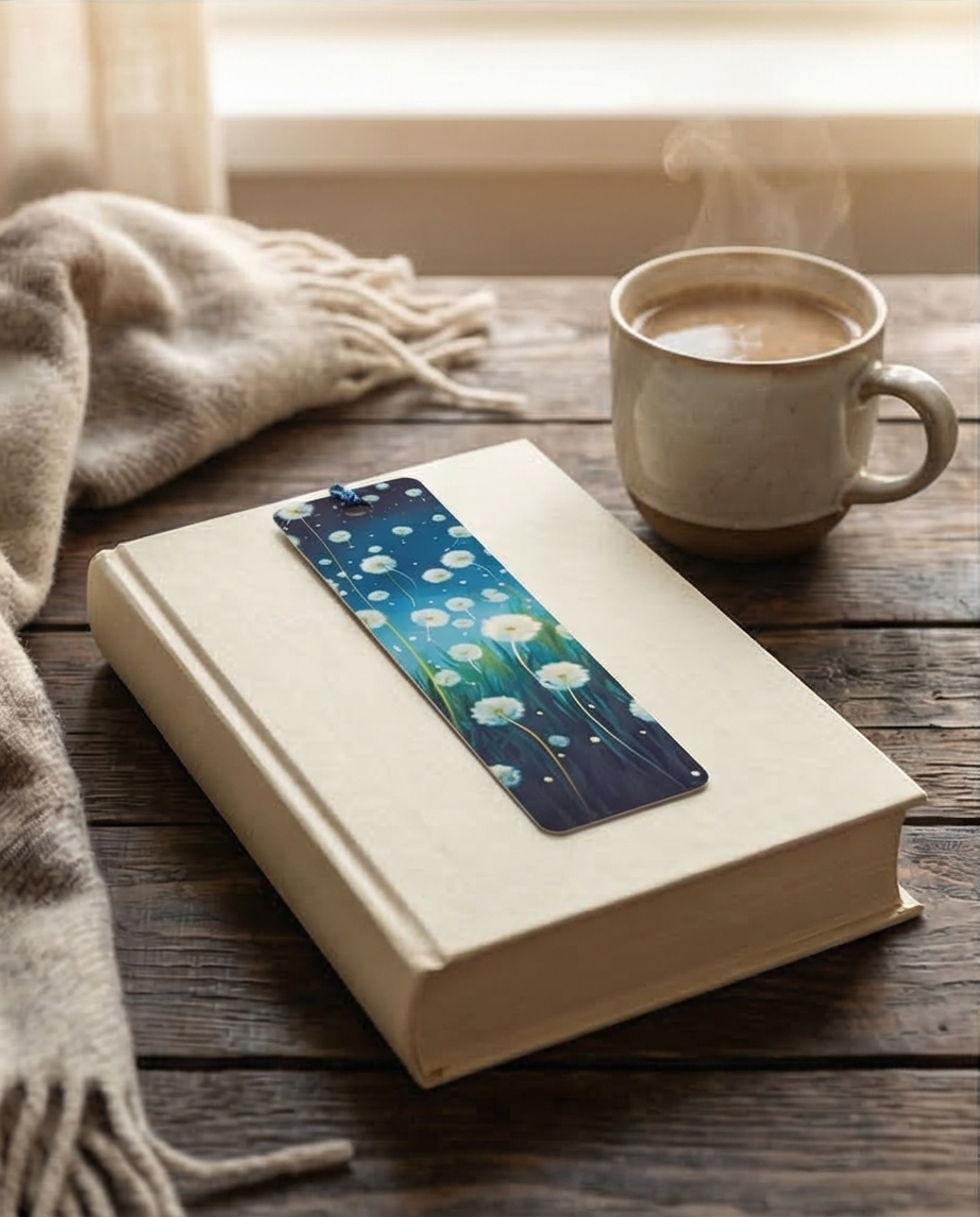 Dandelion Night Sky Bookmark
