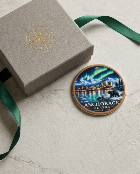 Anchorage Alaska Collectible Ceramic Ornament