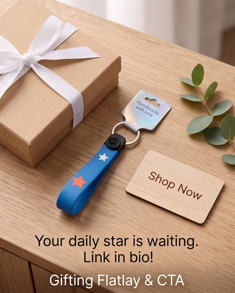 Starlit Blue Keychain ⭐💙