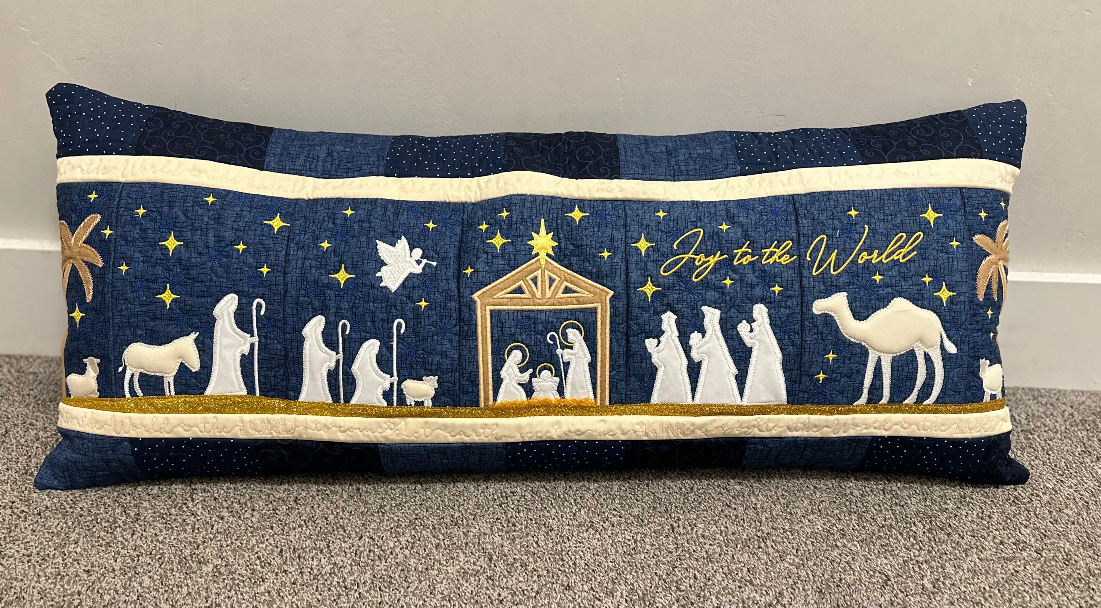 Nativity Bench Pillow