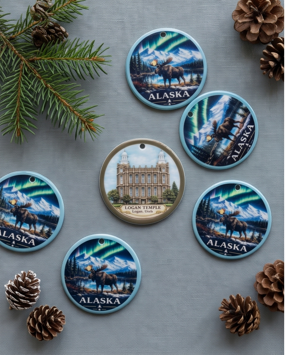 Historic Logan Temple Keepsake Ornament