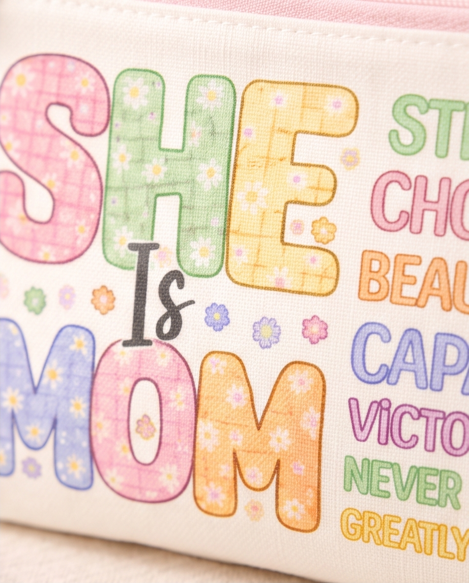 She Is Mom — Strength & Grace Pouch ✨🌿