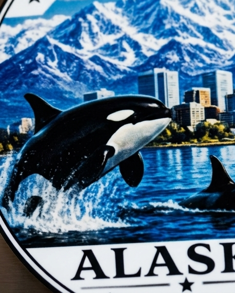 Anchorage Alaska Scenic Keepsake Magnet