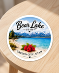 Bear Lake Utah Raspberry Beach Sticker – Garden City Utah Souvenir Decal