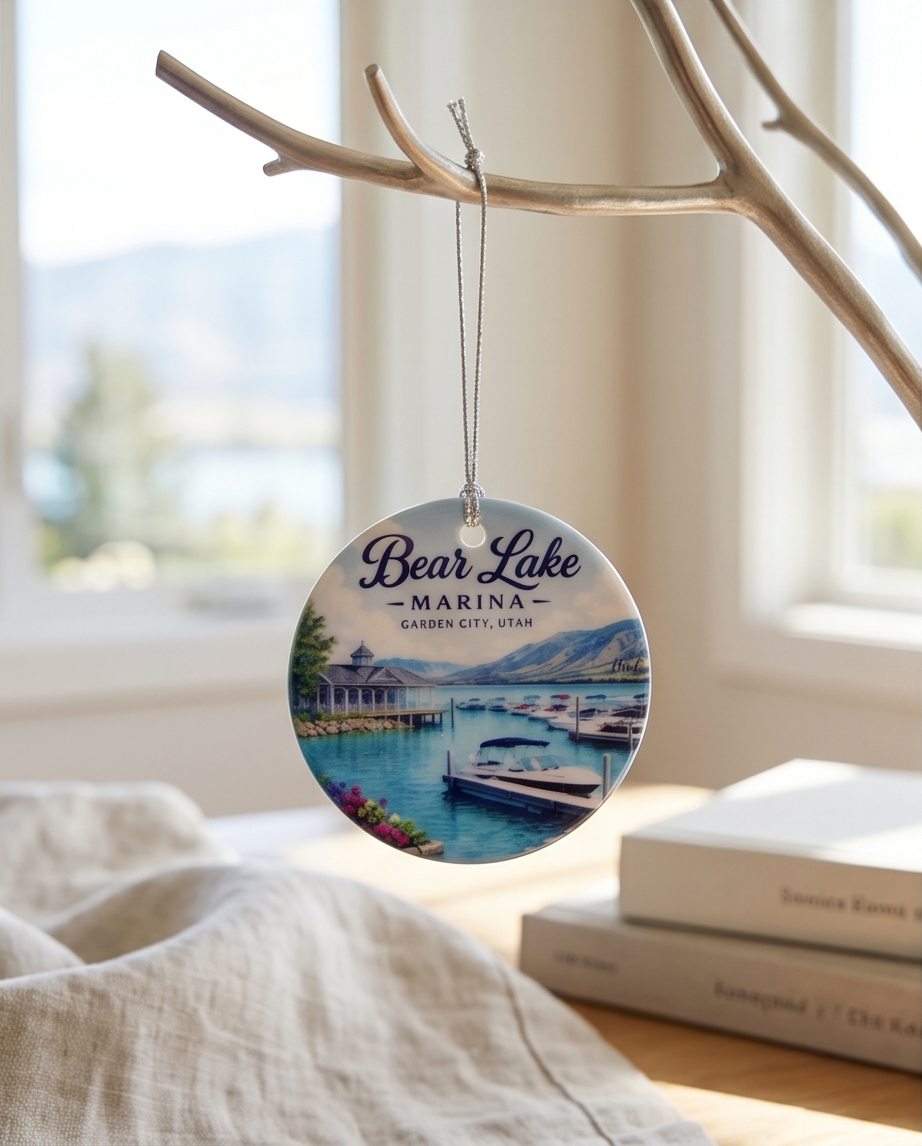 Bear Lake Marina Ornament – Garden City, Utah Keepsake
