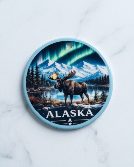 Alaska Moose Wilderness Ornament