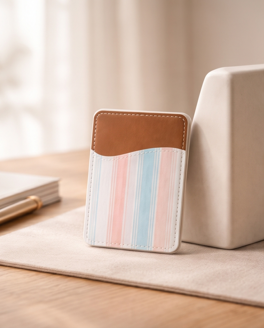 Pastel Stripes Cardholder 🌸