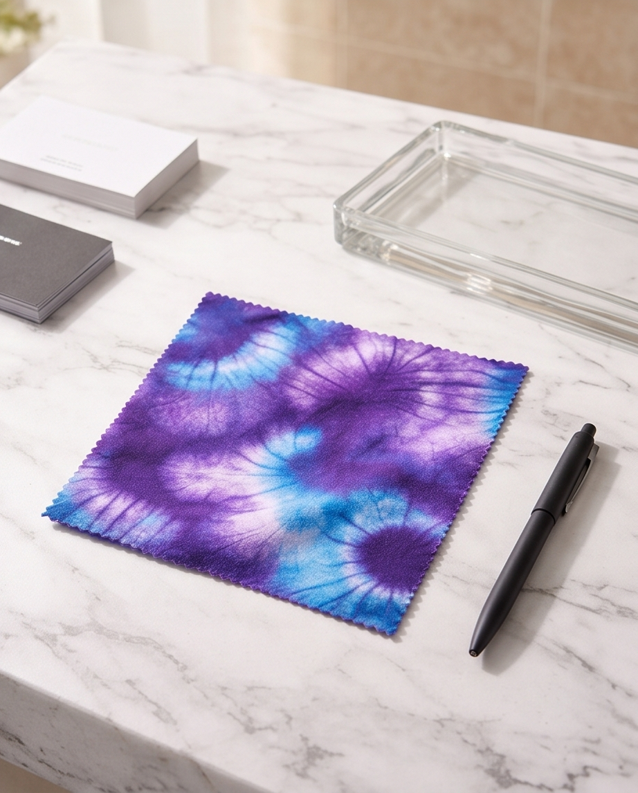 Violet Swirl Vibes Glasses Cloth 💜🌈