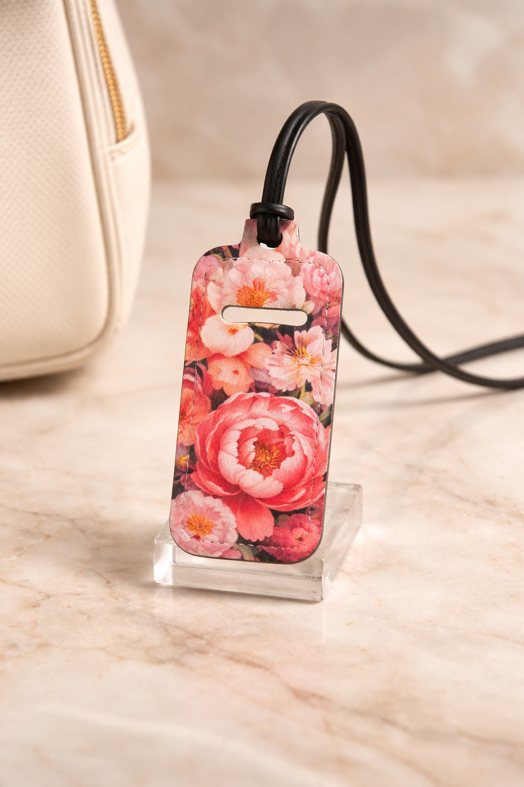 Pink Floral Lipstick Holder 🌸💄