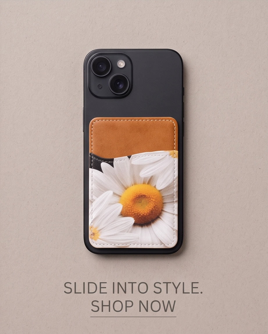 Sunny Daisy Phone Cardholder 🌼