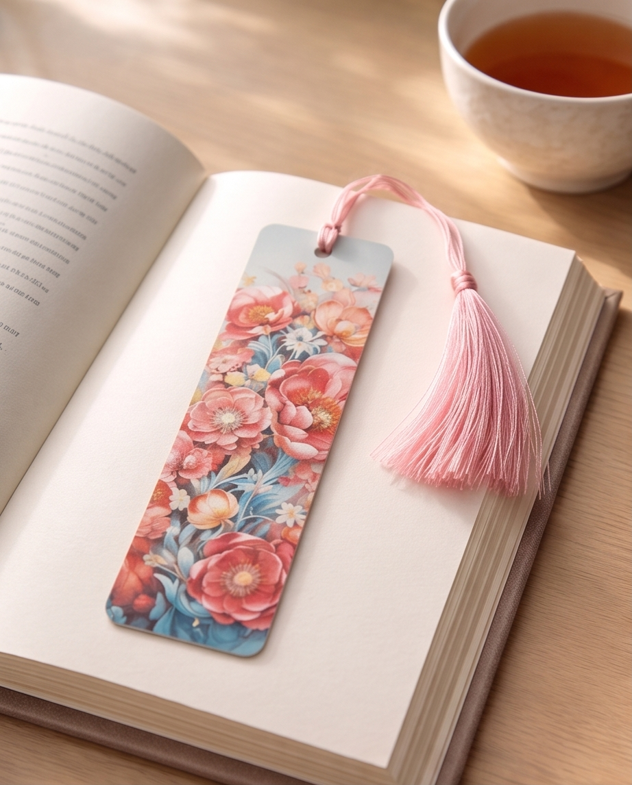 Floral Garden Bookmark 🌸📚