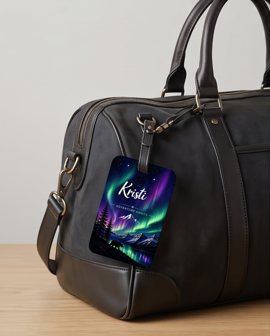 Personalized Photo Luggage Tag