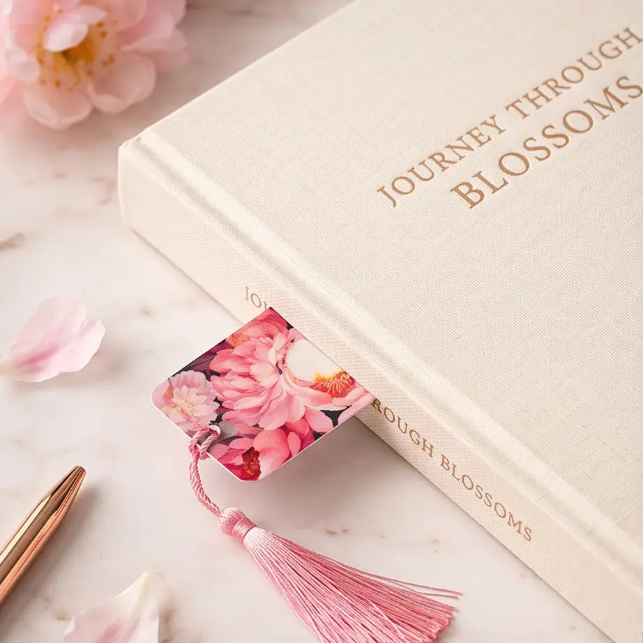 Blossom Whisper Bookmark ✨🌿📖