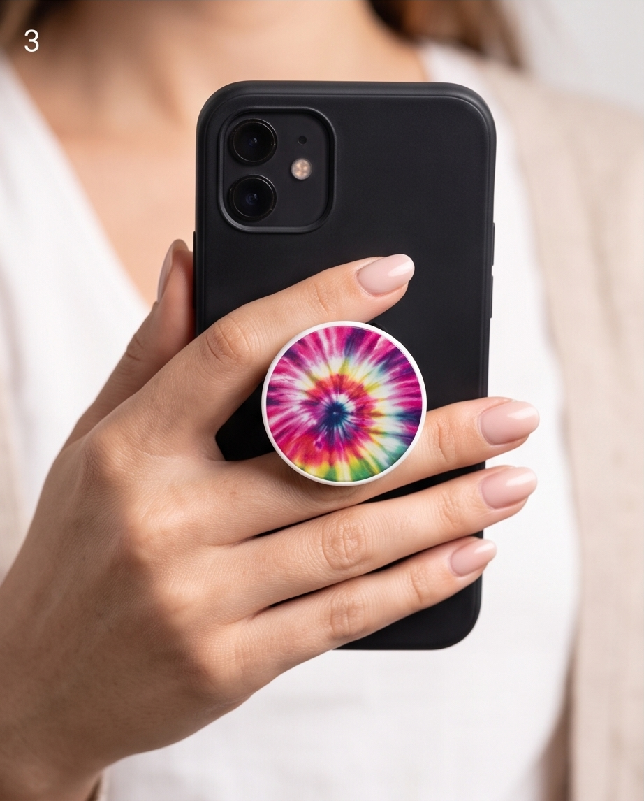 Tie Dye Pop Socket 🌈✨