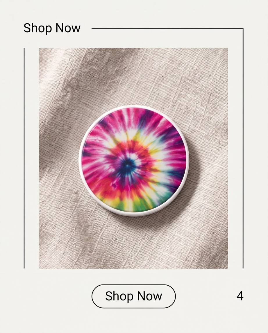 Tie Dye Pop Socket 🌈✨
