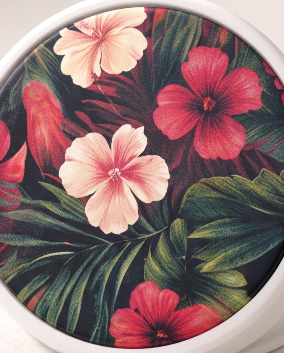 Tropical Hibiscus Phone Grip | Pink Floral Phone Holder | Tropical Flower Phone Accessory | Botanical Gift for Her