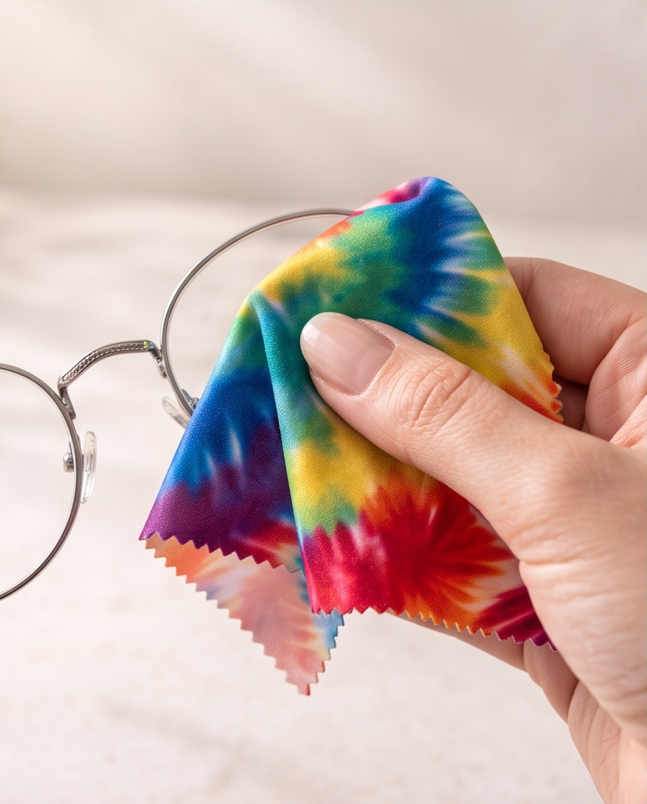 Rainbow Swirl Vibes Glasses Cloth 🌈✨
