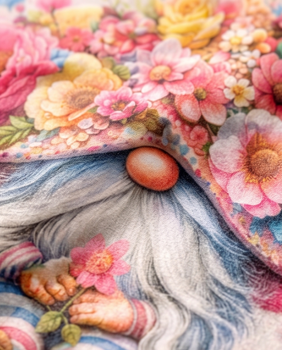 Flower Garden Gnome Glasses Cloth 🌼🧙‍♂️