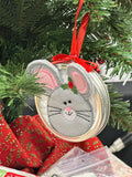 Mouse Jar Topper Ornament