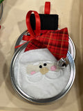 Santa Jar Topper Ornament